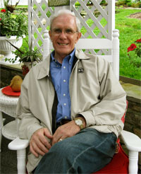Elder enjoying some down time in Blowing Rock, NC, March, 2006.
